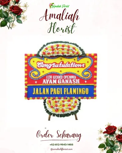 Bunga Papan Congratulation di Ngadirejo